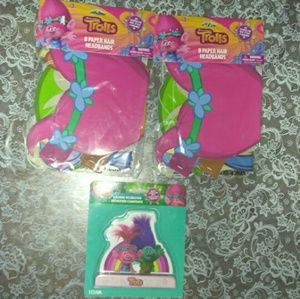 Trolls headbands & Flashing Decoration